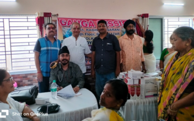 गंगा मिशन ने चुंचुड़ा में लगाया स्‍वास्‍थ्‍य जांच शिविर