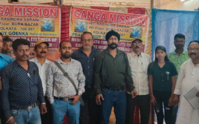 लोकनाथ मिशन कछुआ में गंगा मिशन के शिविर में 800 मरीजों का उपचार