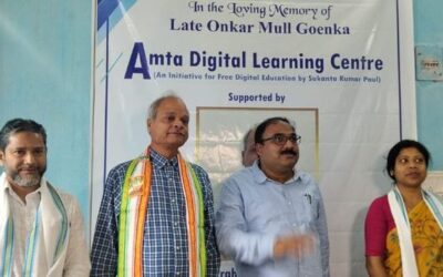 गंगा मिशन के सहयोग से आमता में युवाओं के लिए निःशुल्क कंप्यूटर शिक्षा केंद्र का उद्घाटन