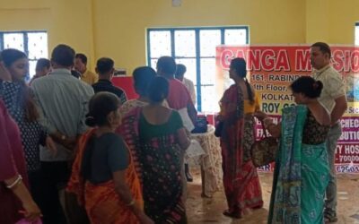 श्याम नगर में गंगा मिशन का स्वास्थ्य जांच शिविर, 250 मरीजों की हुई जांच