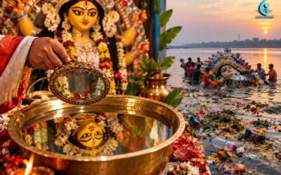 প্রতিবিম্বেই প্রকৃত বিসর্জন, গঙ্গায় নয়
